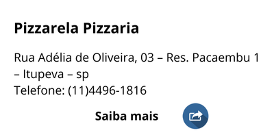 Pizzarela pizzaria em itupeva