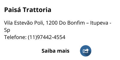 paisá trattoria pizzaria em itupeva