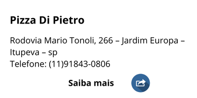 pizza di pietro em itupeva