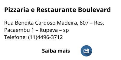 pizzaria boulevard em itupeva