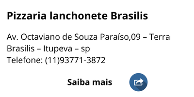 pizzaria lanchonete brasilis em itupeva