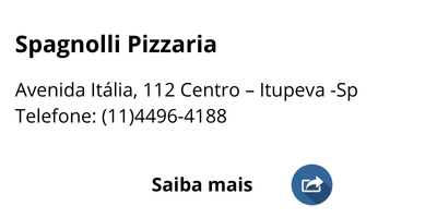 spagnolli pizzaria em itupeva